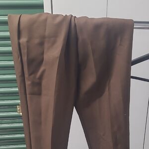 Alfred Dunner Men's Classic Brown Dress Pants
